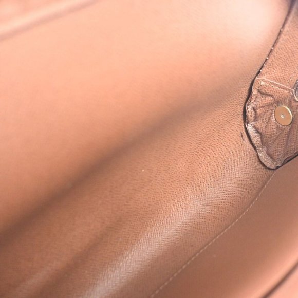 LOUIS VUITTON Orsay Clutch Hand Bag Monogram Leather Brown France - Picture 11 of 16